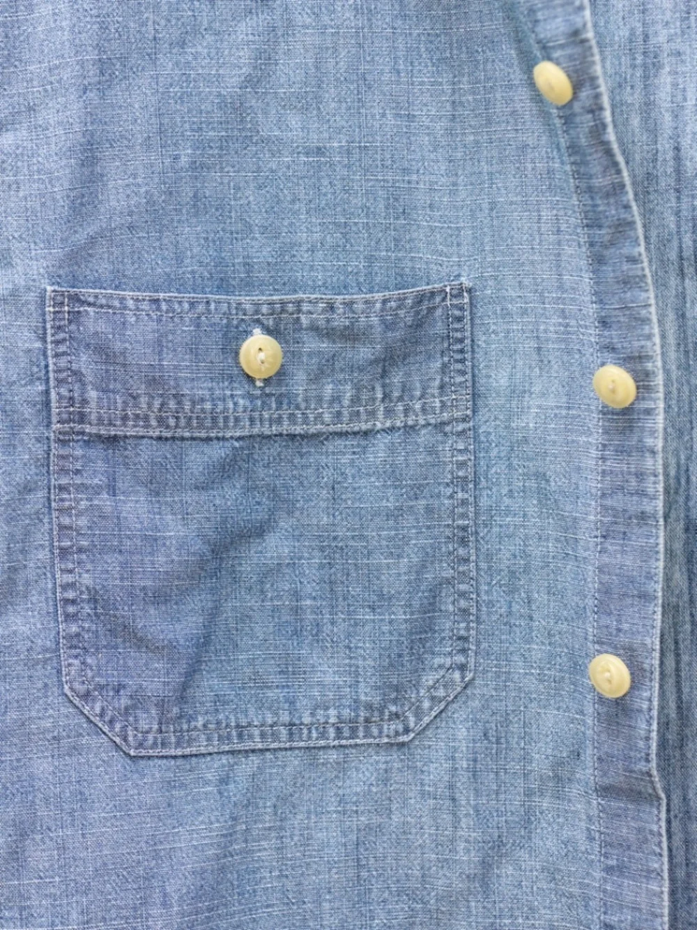 J Crew Short Sleeve Chambray Shirt Small